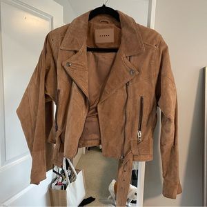 Blank NYC suede Moto jacket